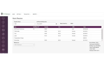 360Winery Stock Receive