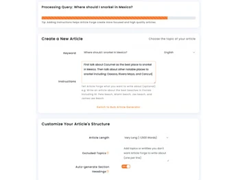 article forge article
