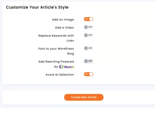 article forge customization
