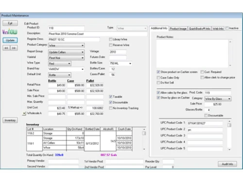 VinNOW Product Maintenance