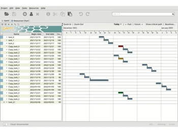 ganttproject metrics
