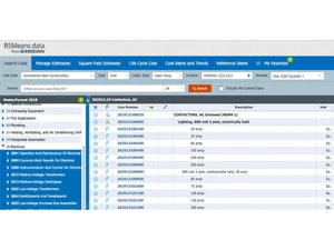 rsmeans data dashboard