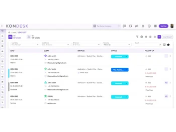 Kondesk Lead Management