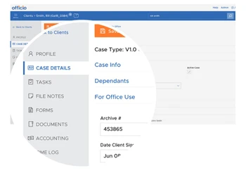 Officio Case Details