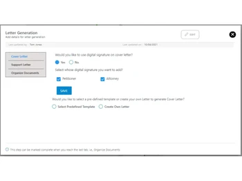 Imagility Letter Generation