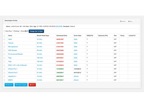 docpulse vaccine software metrics