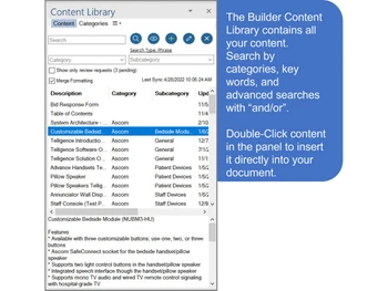rfp response builder library