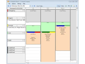 Sage 100 Contractor Dispatch Board