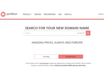 Porkbun New Domain