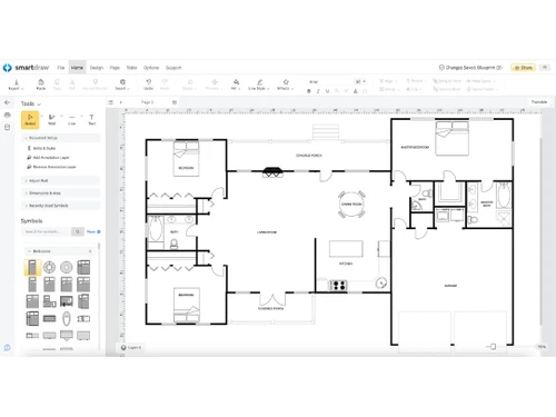 SmartDraw documents setup