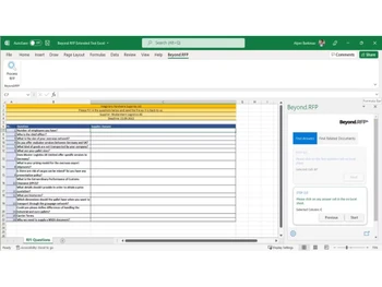 beyond rfp excel