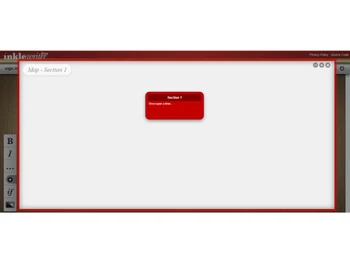 Inklewriter Map Section