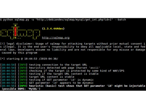 sqlmap dashboard