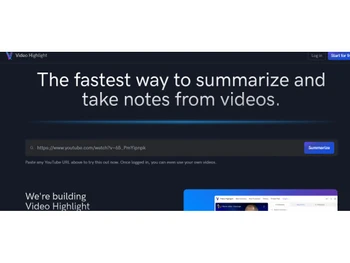 video highlight homepage