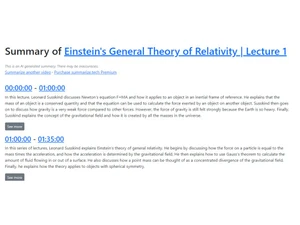 summarize tech summaryone