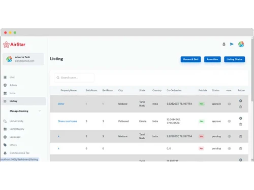 airstar listing