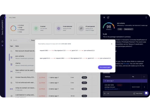 aikido security dashboard