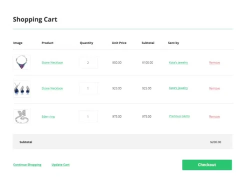 My Marketplace Builder Cart