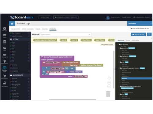Backndless Business Logic