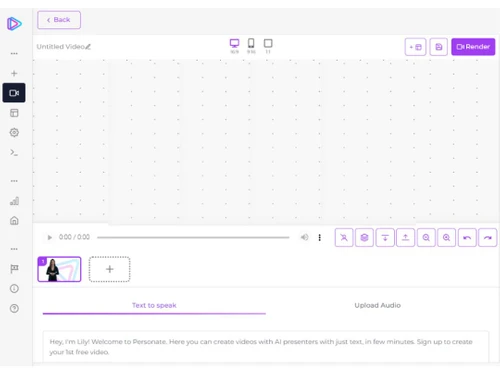 personate dashboard