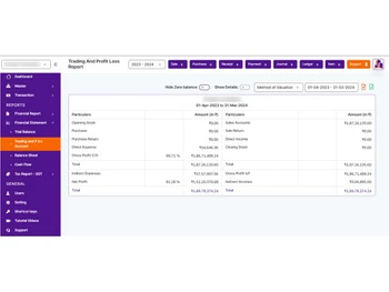 Hisabkitab profit-loss