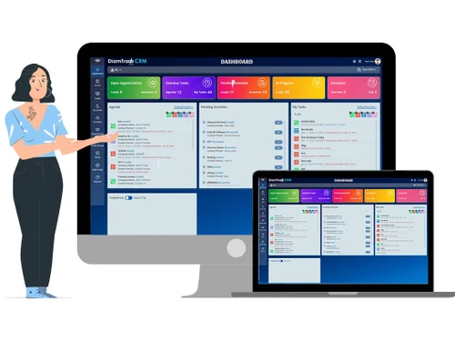 diamtrade crm dashboard
