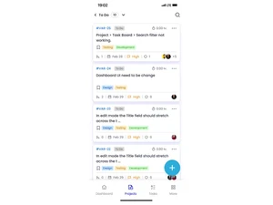 TeamTrace mobile tasks