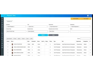Pharoscion hrms employee