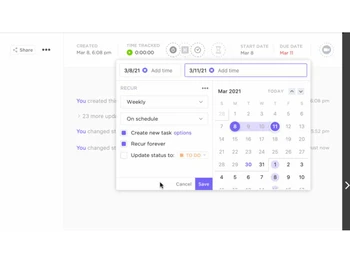 apiscrapy time tracked