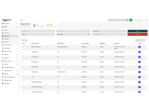 tiggeron manage Customer