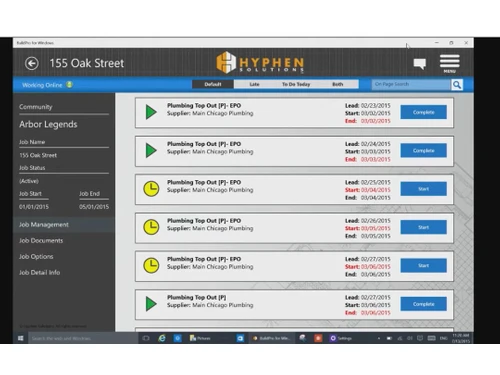 buildpro dashboard