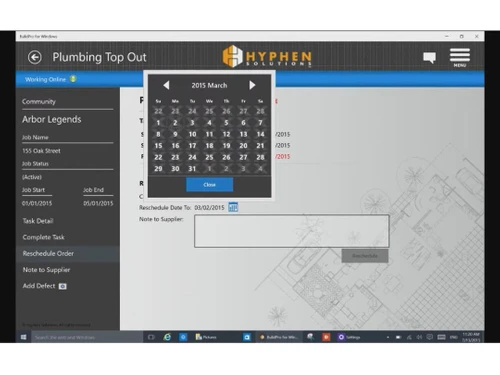 buildpro dates