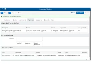Mobileforce CPQ Proposals