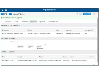 Mobileforce CPQ Proposals