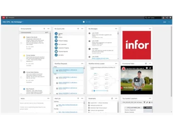 Infor CPQ Dashboard