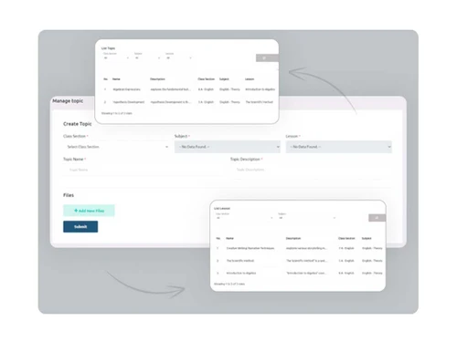 myvidyalayam teacher panel