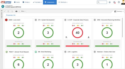 softexpert bpm workflow monitoring