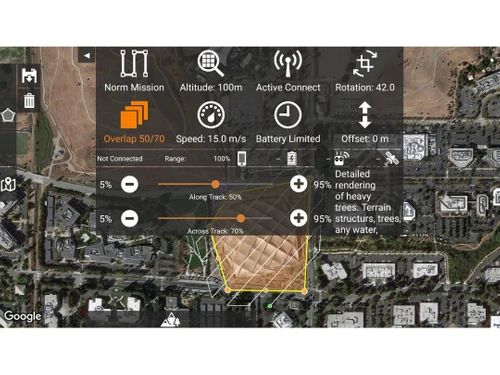 Map Pilot Pro Overlap