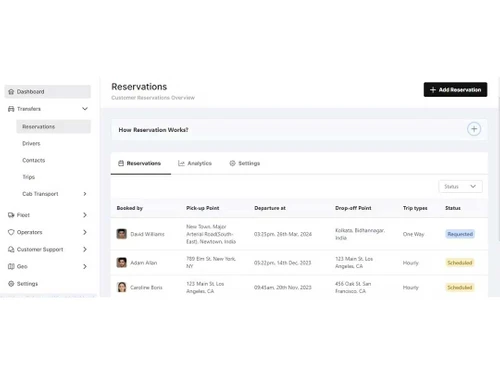 Allride Apps Reservations
