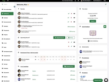 sage-hr dashboard