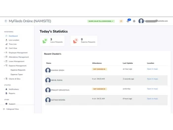 myfields online dashboard