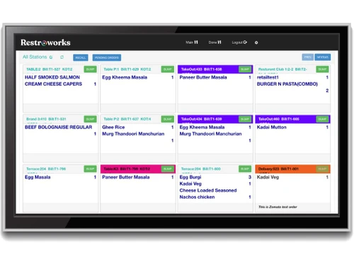 Restroworks Cloud Kitchen KDS