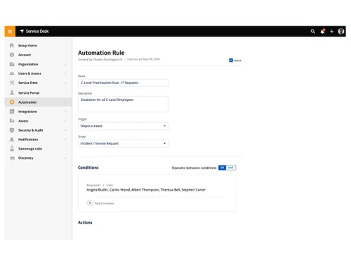 solarwinds-service-desk-automation