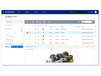 SoftExpert PLM-Item Analyse