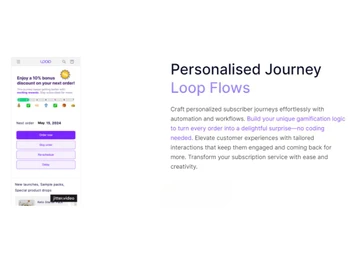 Loop Subscriptions Personalised