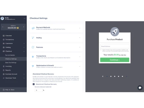Paddle Checkout Options