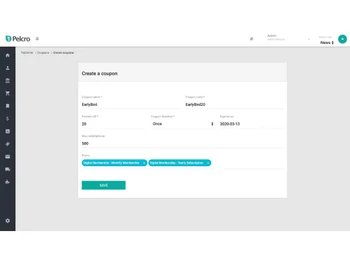 Pelcro Create Coupon