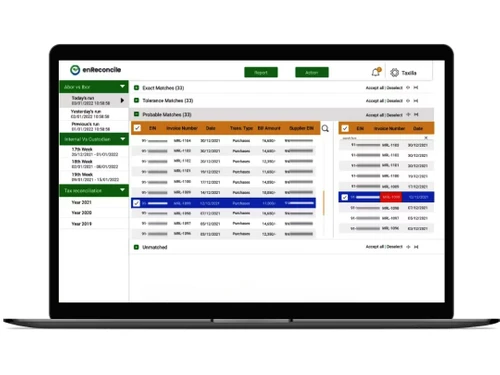 enReconcile Dashboard