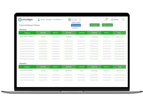 enReconcile Financial Report