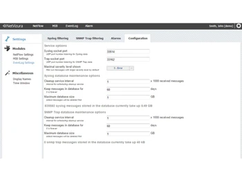 netvizura eventlog analyzer configuration